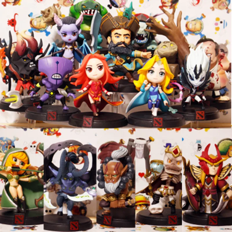 1pcs Hot Gift Collector s Edition Dota 2 Game Figure SLARK VS TINY Doom Boxed - Dota 2 Merch