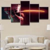 5 Panel Game 2 DotA Juggernaut Modular Canvas Posters Wall Art Pictures Paintings Accessories Home Decor - Dota 2 Merch