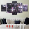 5 Pieces Canvas Wall Arts Poster Painting 2D Fan Art Anime Girls Dota 2 Game Wallpaper - Dota 2 Merch