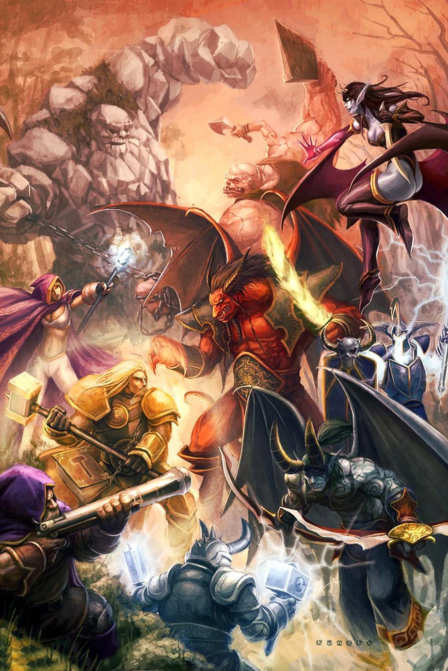 DOTA 2 Retro Poster Vintage poster Wall Decor For Home Dormitory apartment Interior Bar Cafe Decorative 14 - Dota 2 Merch