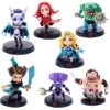DOTA2 Kunkka Pudge Tidehunter Crystal Maiden Lina The Queen Of Pain Faceles Void PVC Action Figure - Dota 2 Merch