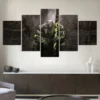 No Framed Canvas 5Pcs Earth Spirit Dota 2 Game Wall Art For Living Room Posters Prints - Dota 2 Merch