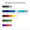 tank top color chart - Dota 2 Merch